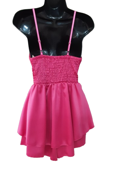 Abito Corto Colore Fucsia Elegante e Comodo