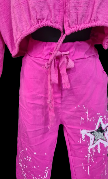 Pantaloni Donna Eleganti con Stella Argentata Nera | Made IN ITALY