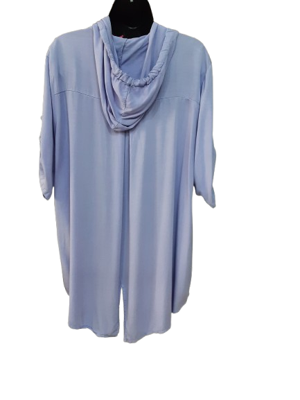 Tunica Lilla Asimmetrica da Donna con Scritta Argento/Made in ITALY