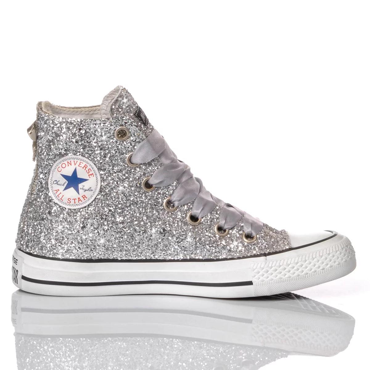 Sneakers da Donna Gliten Argento Elegante