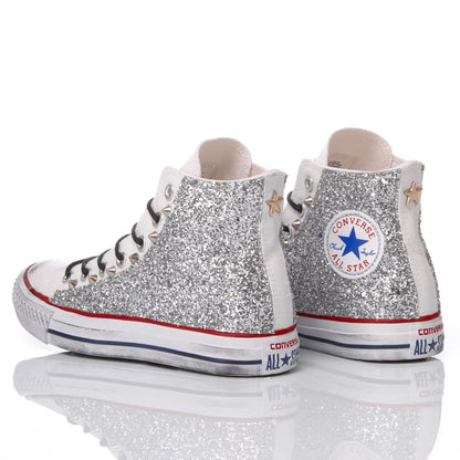 Sneakers da Donna Converse Glitter Silver