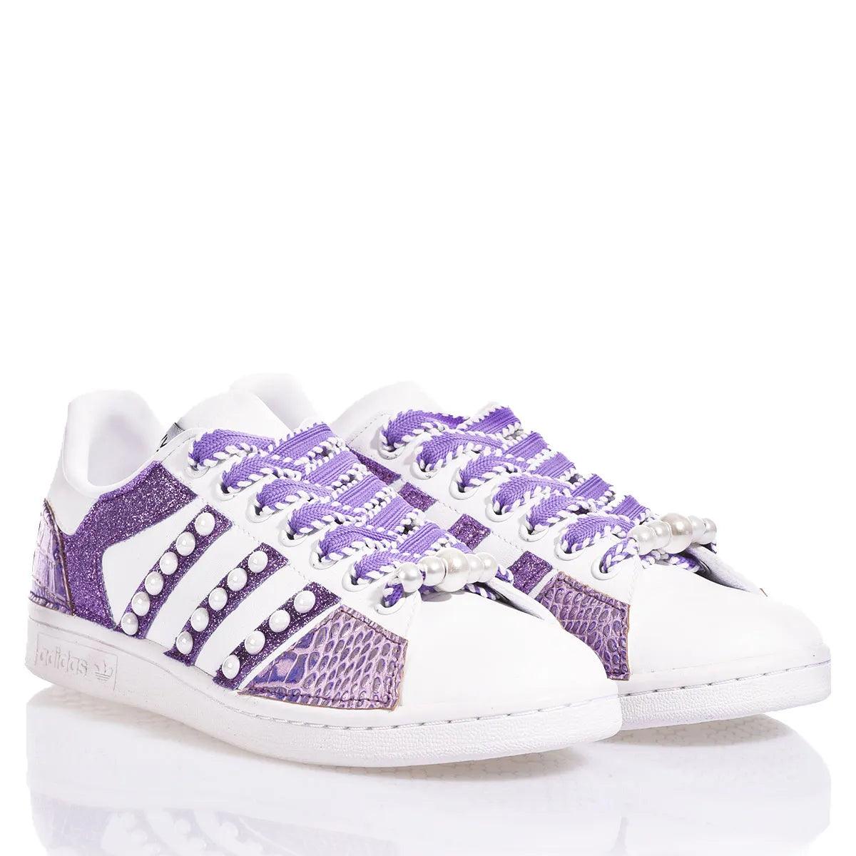 Sneakers da Donna Adidas Stan Smith Purple Pearls