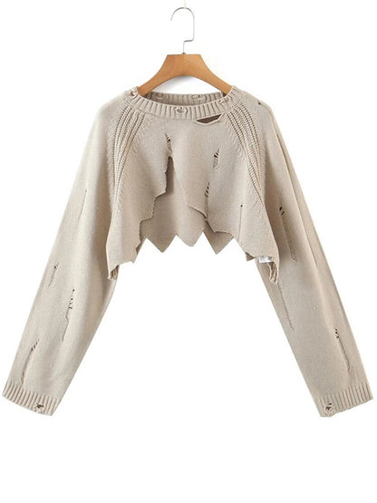 Completo Due Pezzi Donna con Top a Manica Lunga e Collo Rotondo, Abito Mini Senza Maniche con Collo Quadrato, Set in Maglia