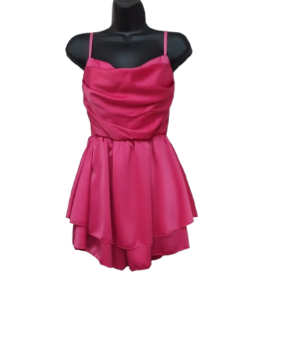Abito Corto Colore Fucsia Elegante e Comodo