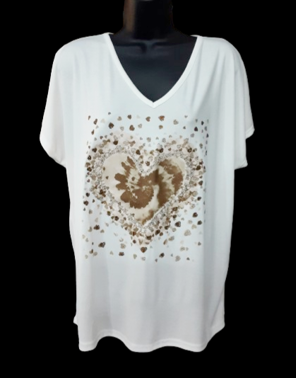 Maglietta da Donna Bianca – Elegante e Casual Manica Corta|Made in Italy