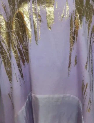 Tunica Viola Elegante e Casual Donna Manica Lunga Asimmetrica Made in ITALY