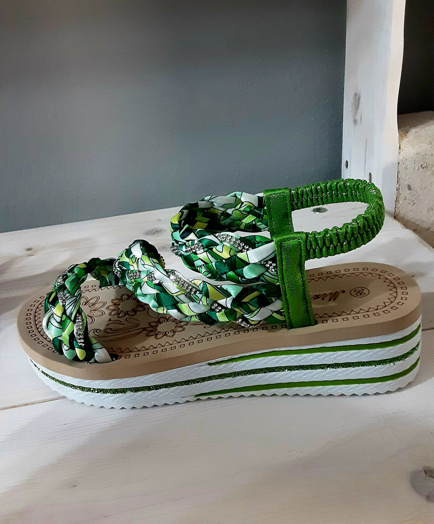 Sandali Donna con Zeppa – Colorati, Verdi, Comodi e Leggeri