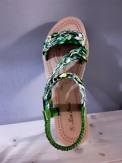 Sandali Donna con Zeppa – Colorati, Verdi, Comodi e Leggeri