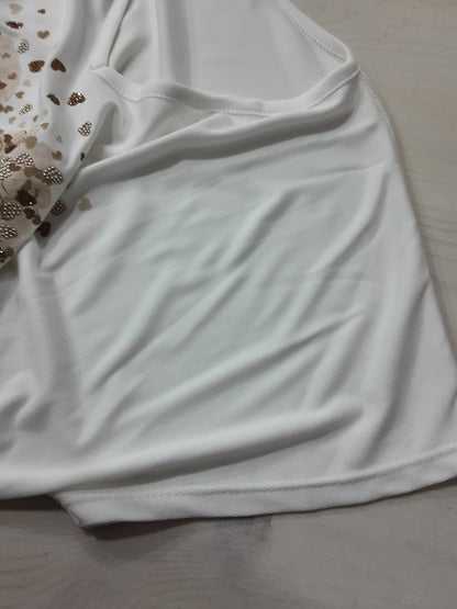 Maglietta da Donna Bianca – Elegante e Casual Manica Corta|Made in Italy