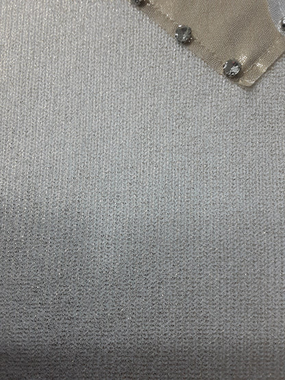 Maglietta da Donna Bianca con Cuore Dorato – Raffinata e Versatile Made in Italy