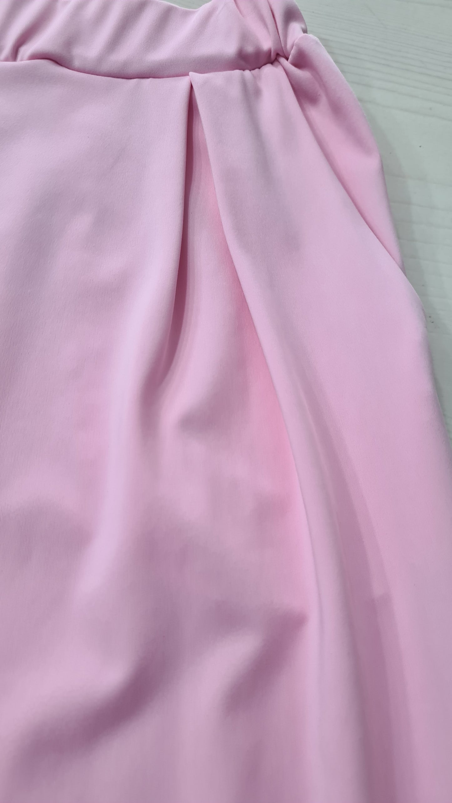 Pantaloni Rosa Donna Eleganti Moderni con Tasche Frontali/ Made in ITALY