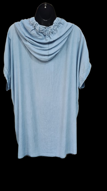 Tunica Jeans Donna Con Spacco Elegante Laterale/Made in ITALY