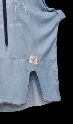 Tunica Jeans Donna Con Spacco Elegante Laterale/Made in ITALY