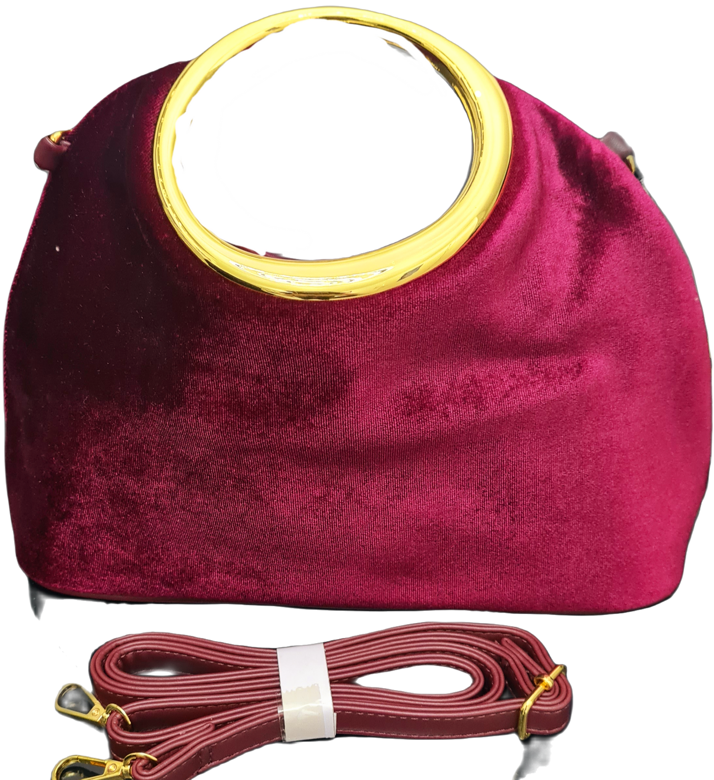 Borsa Donna Vellutata Con Manico Ad Anello – Design Unico