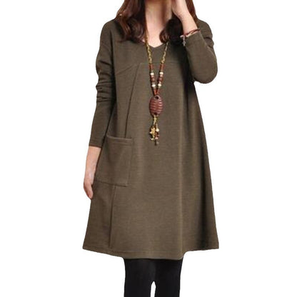 Abito Midi con Gonna svasata per Donna