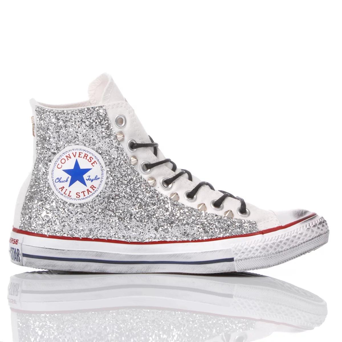 Sneakers da Donna Converse Glitter Silver