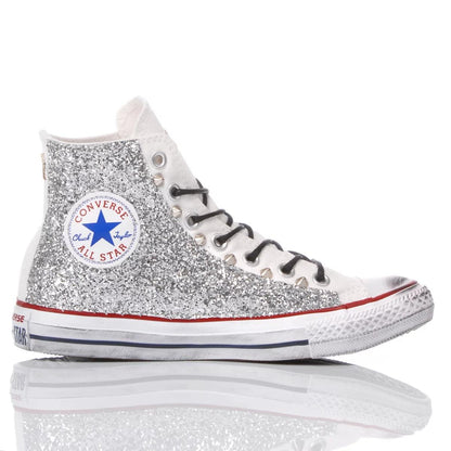 Sneakers da Donna Converse Glitter Silver