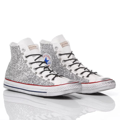 Sneakers da Donna Converse Glitter Silver