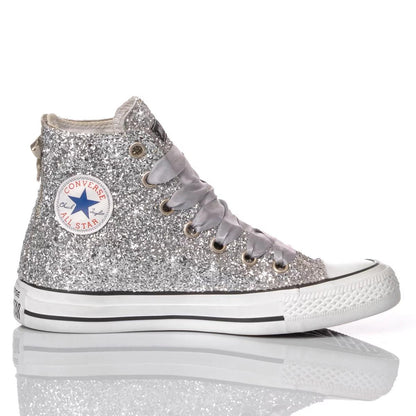 Sneakers da Donna Gliten Argento Elegante