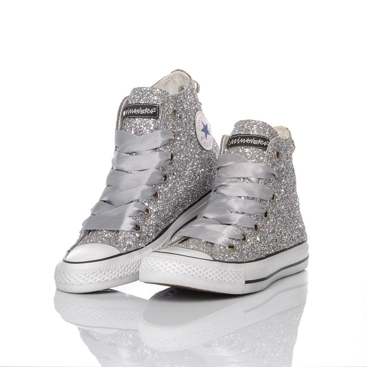Sneakers da Donna Gliten Argento Elegante