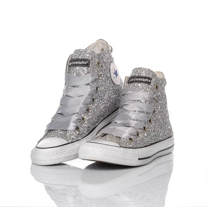 Sneakers da Donna Gliten Argento Elegante