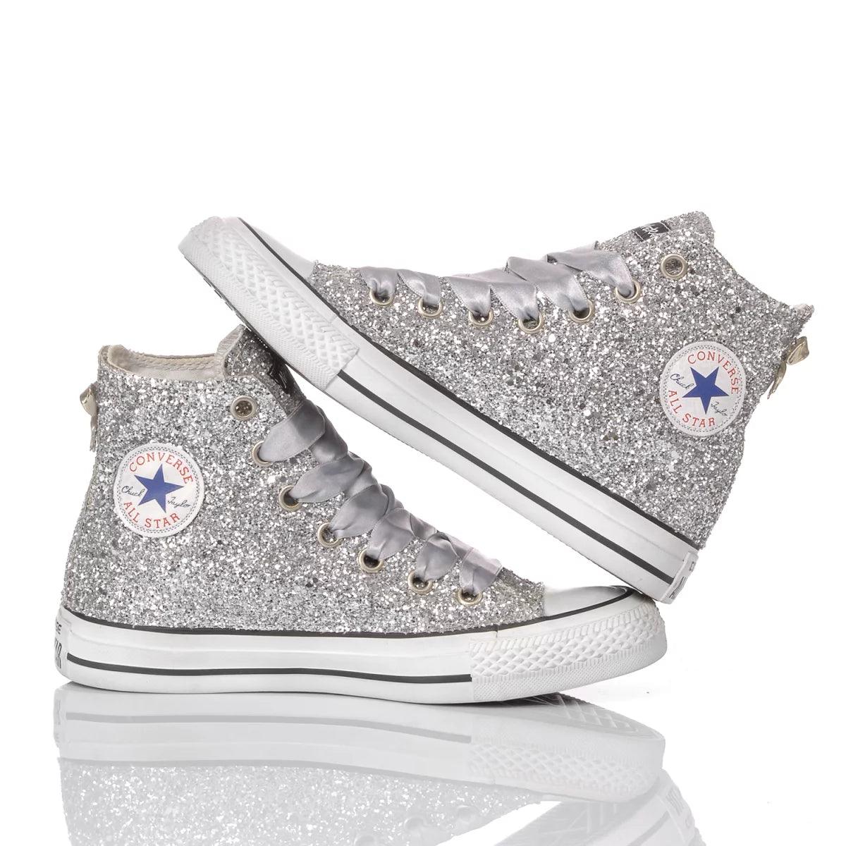 Sneakers da Donna Gliten Argento Elegante
