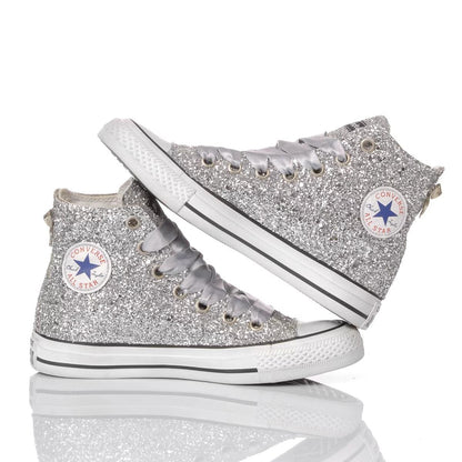 Sneakers da Donna Gliten Argento Elegante