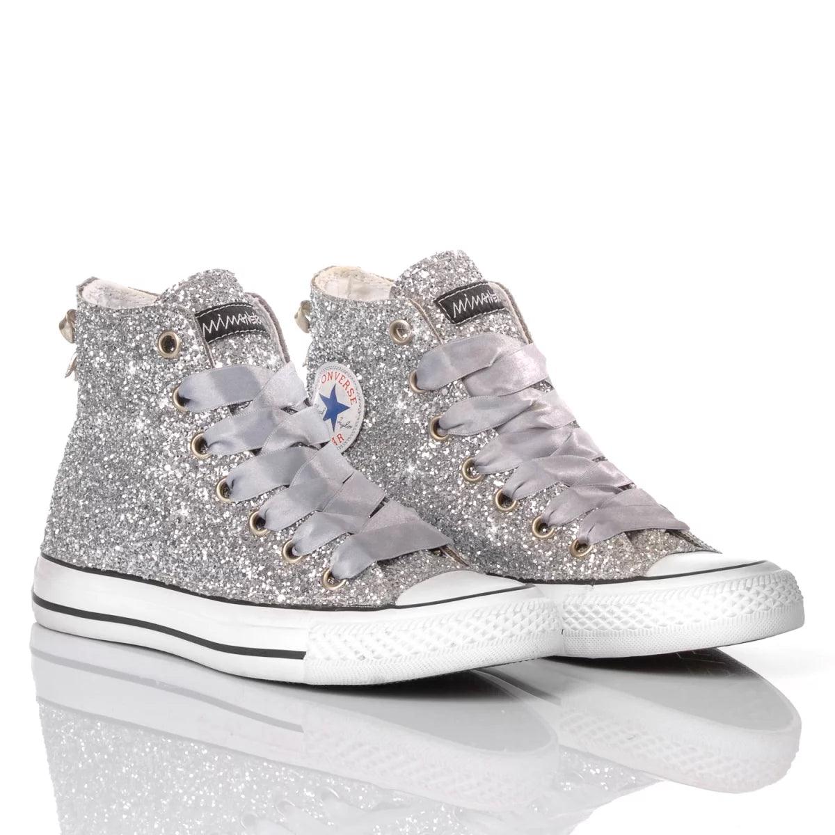 Sneakers da Donna Gliten Argento Elegante