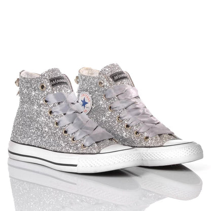 Sneakers da Donna Gliten Argento Elegante