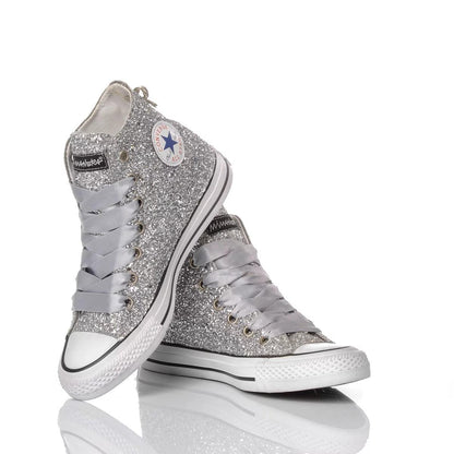 Sneakers da Donna Gliten Argento Elegante
