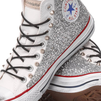 Sneakers da Donna Converse Glitter Silver
