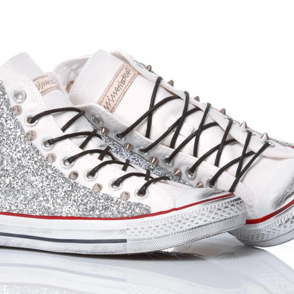 Sneakers da Donna Converse Glitter Silver