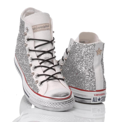 Sneakers da Donna Converse Glitter Silver