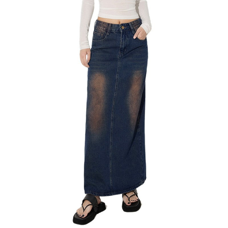 Gonna Midi in Denim Versatile e Personalizzata da Donna
