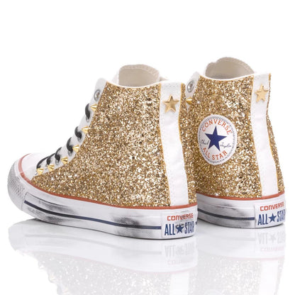 Sneakers da Donna Converse Glitter Gold Design Unico