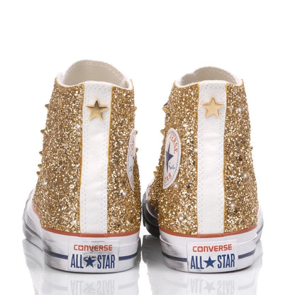 Sneakers da Donna Converse Glitter Gold Design Unico