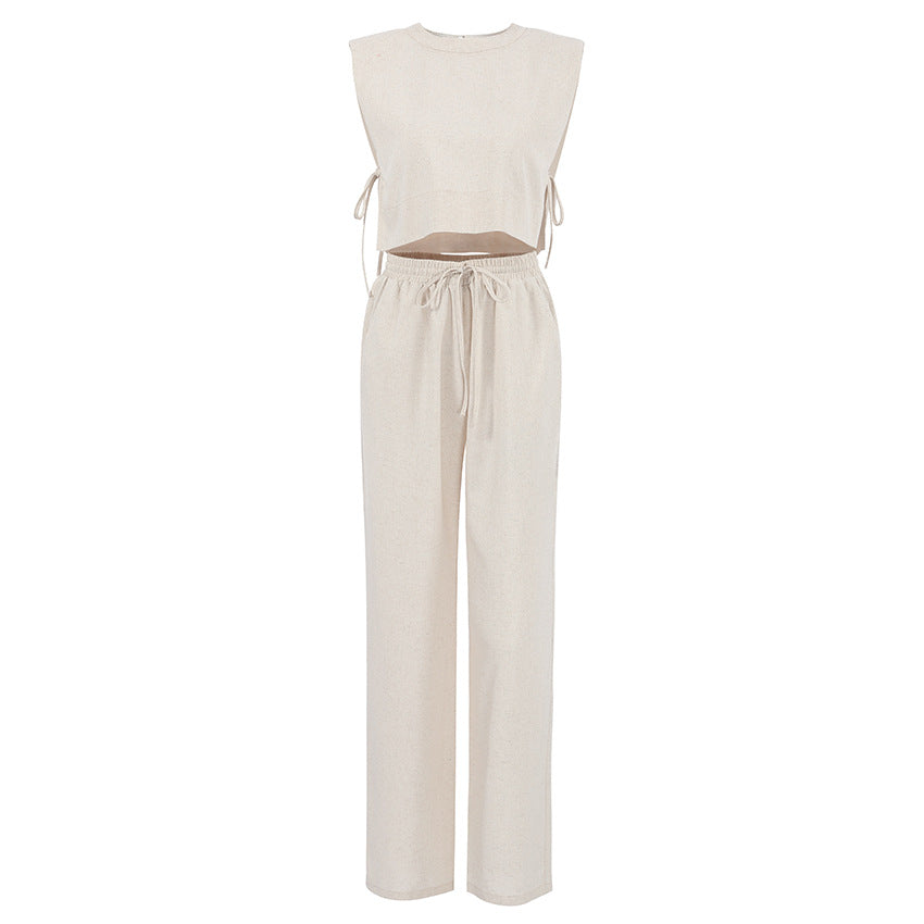 Completo Casual in Cotone e Lino da Donna Leggero e Comodo
