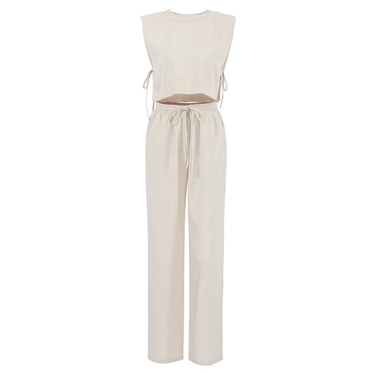 Completo Casual in Cotone e Lino da Donna Leggero e Comodo