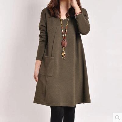 Abito Midi con Gonna svasata per Donna