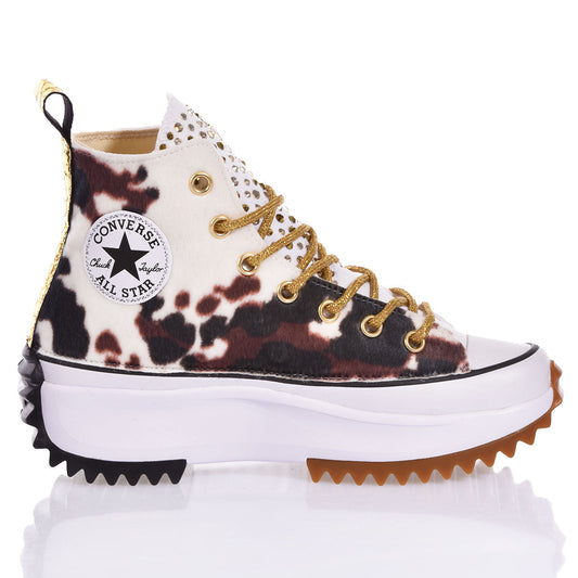 Sneakerd da Donna Converse Run Star Hike Cow Design Unico