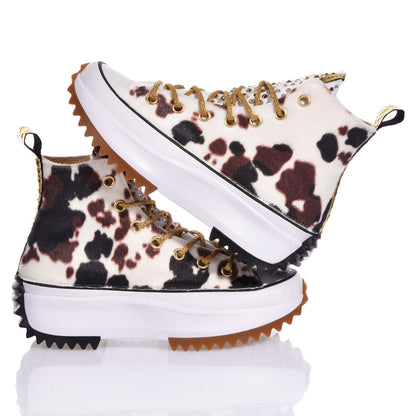 Sneakerd da Donna Converse Run Star Hike Cow Design Unico