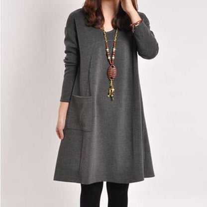 Abito Midi con Gonna svasata per Donna