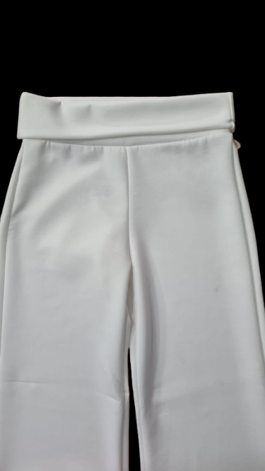 Elegante pantalone bianco da donna