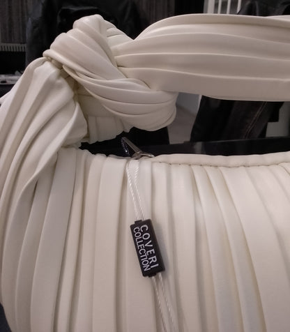 Elegante Borsa Coveri da Donna – Design Unico, Colore Bianco o Azzurro Chiaro