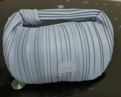Elegante Borsa Coveri da Donna – Design Unico, Colore Bianco o Azzurro Chiaro