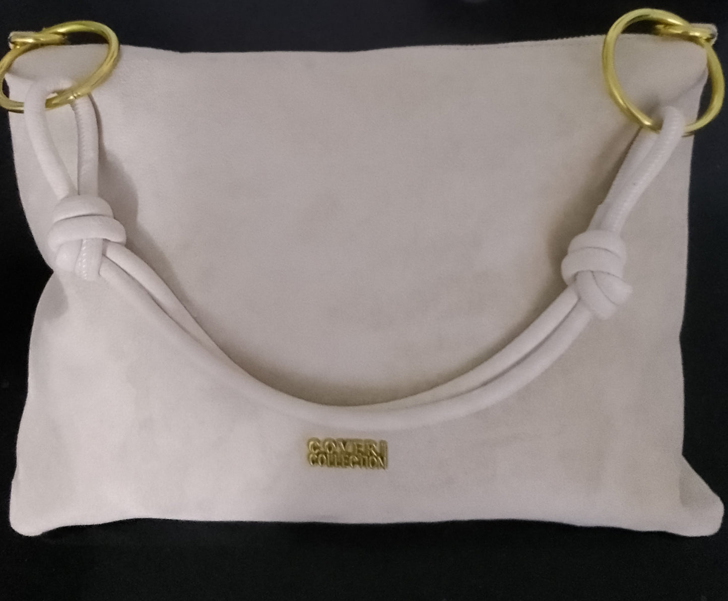Borsa Elegante da Donna/ Coveri/Vellutata/ Manici ad Anelli