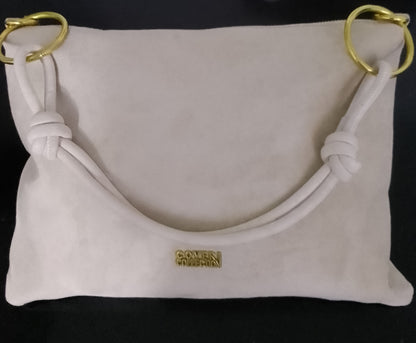 Borsa Elegante da Donna/ Coveri/Vellutata/ Manici ad Anelli