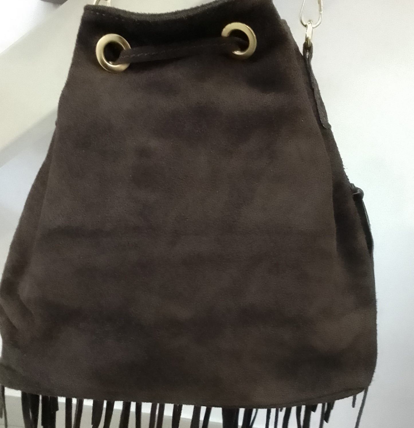 Borsa da Donna in Vera Pelle Made in Italy con Frange