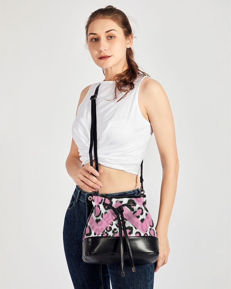 Borsa Artistica Rosa a Secchiello
