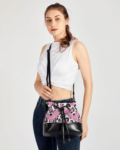 Borsa Artistica Rosa a Secchiello